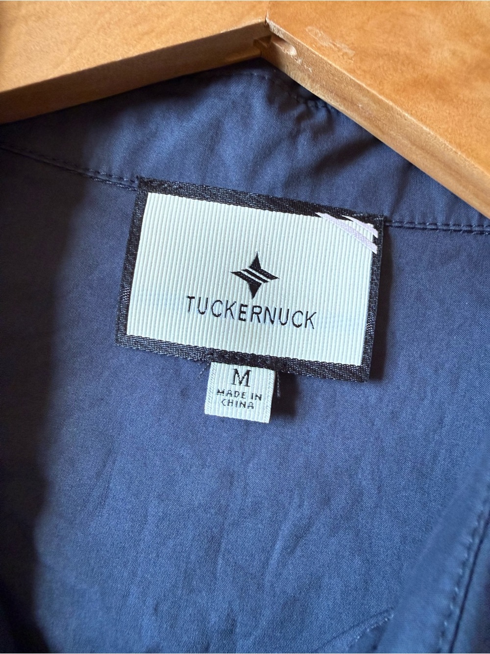 Tuckernuck Navy Lightweight Poplin Nala Dress Size M Minimalist Cargo Like - Picture 3 of 6